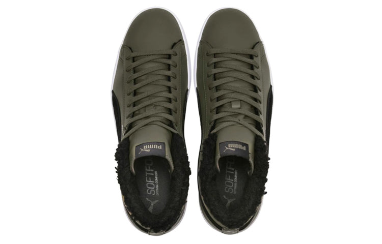 PUMA Smash v2 Mid Winterized 'Black Green' 367338-02