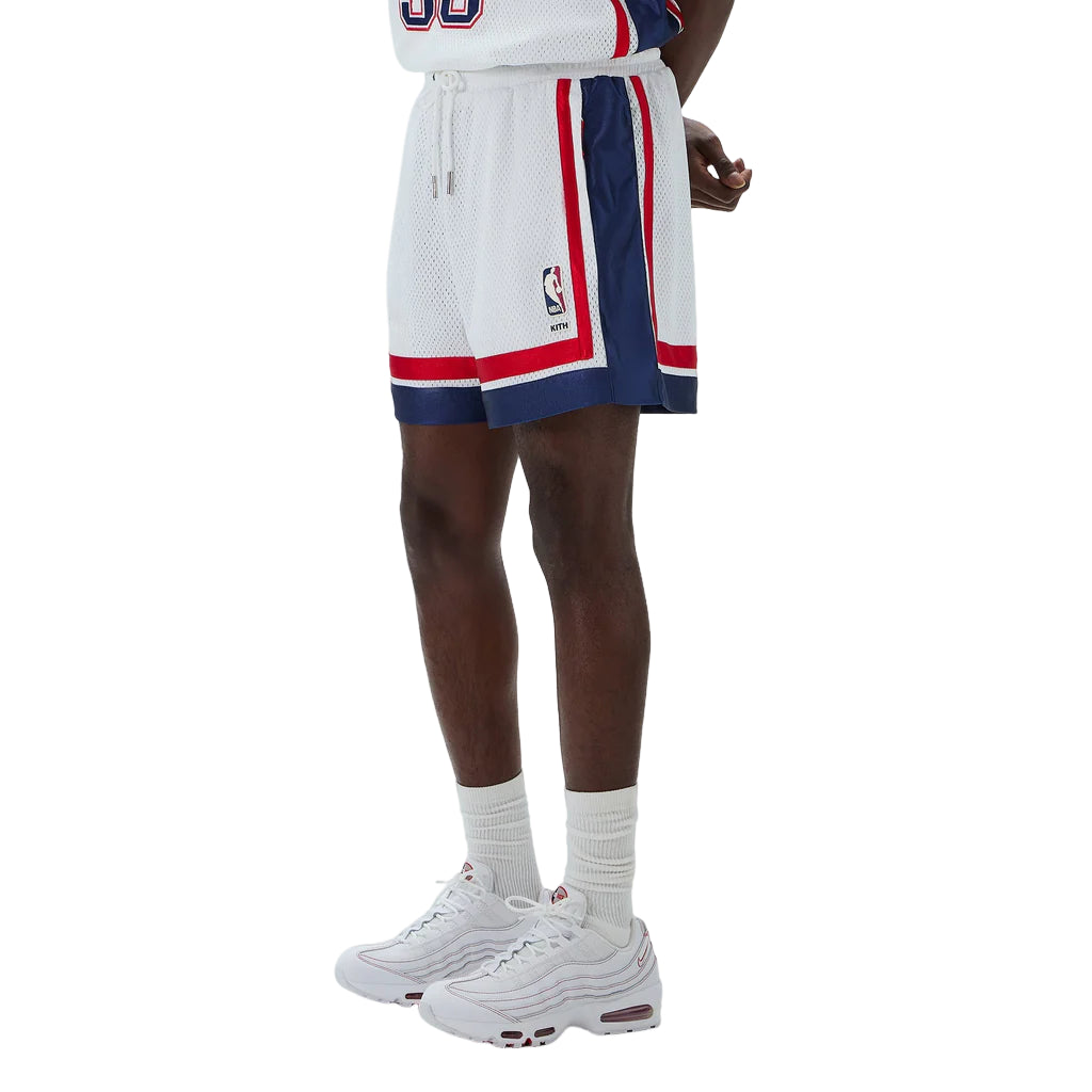 KITH For NBA All-Star New Jersey Nets Shorts 'White' KHM061344-101