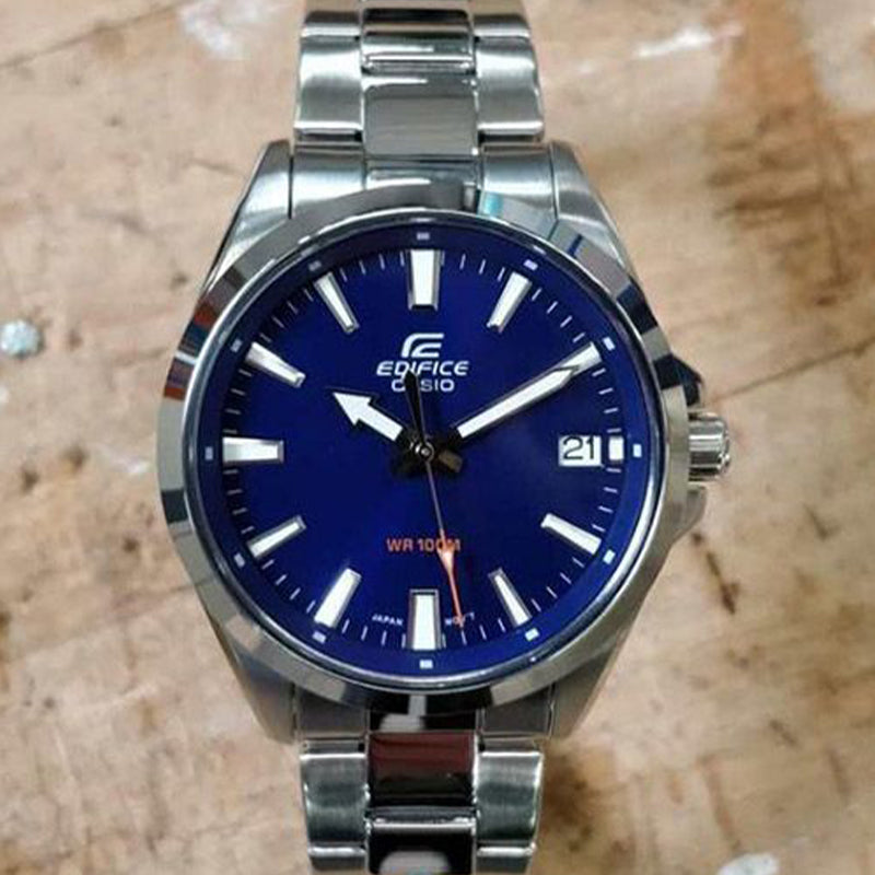 CASIO EDIFICE Series Leisure Fashion Men's Mens Blue Analog EFV-100D-2AVUDF