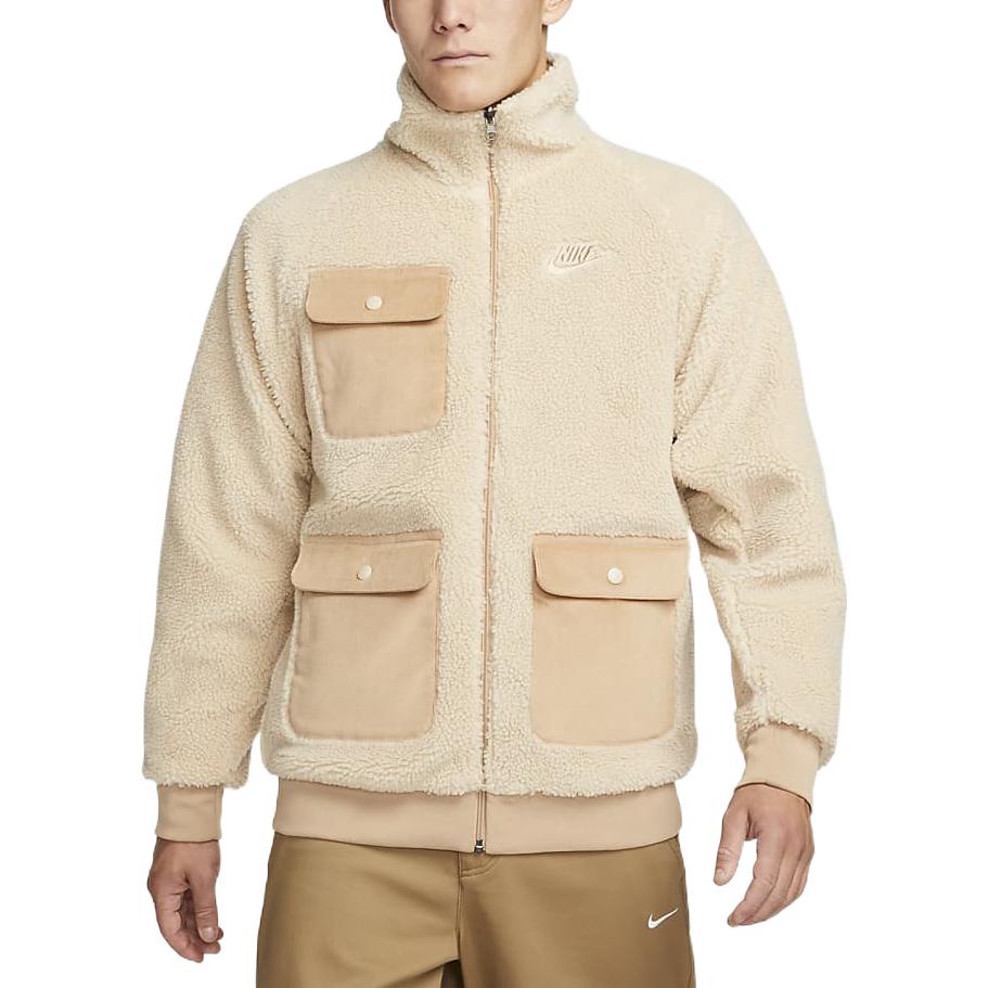 Nike Sportswear Full-Zip Reversible Jacket 'Beige' DZ4713-126