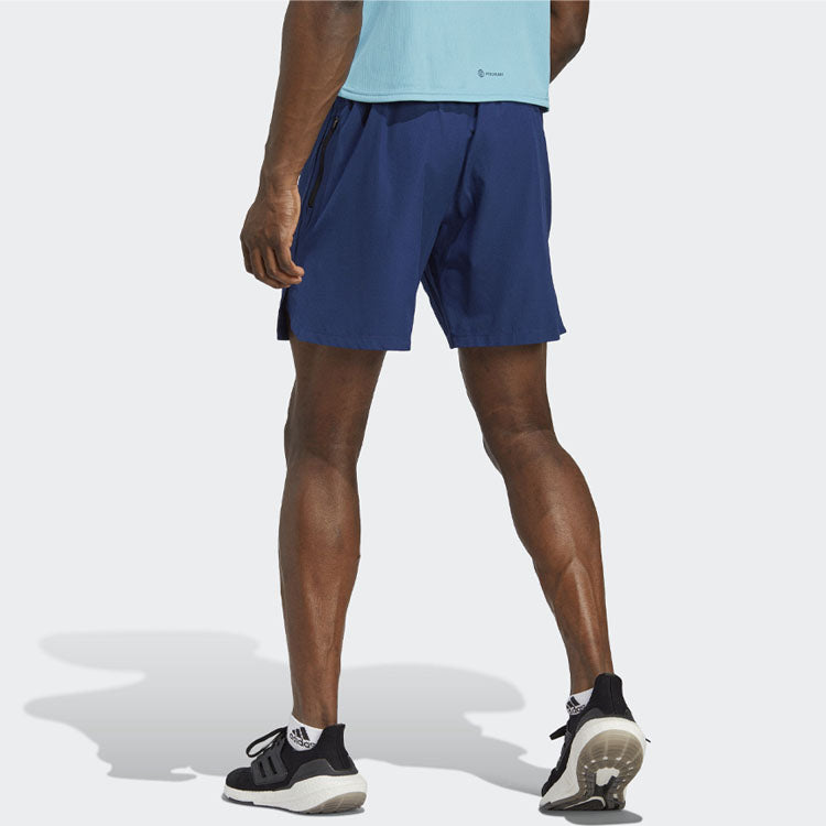 adidas Workout Knurling Shorts 'Blue' IC2100