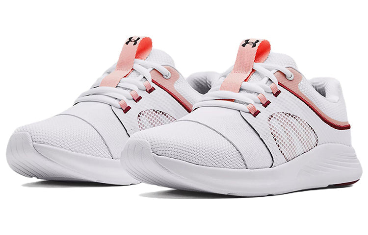 (WMNS) Under Armour Charged Breathe Bliss 'White Retro Pink' 3024148-102