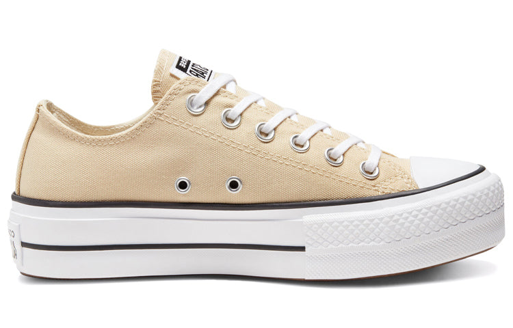(WMNS) Converse Chuck Taylor All Star Platform Low 'Farro White' 568626C
