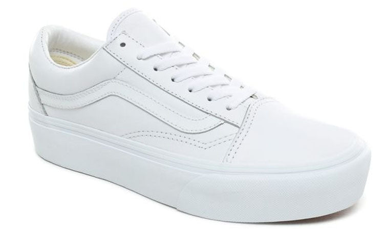 Vans LEATHER OLD SKOOL PLATFORM White VN0A3B3UOER