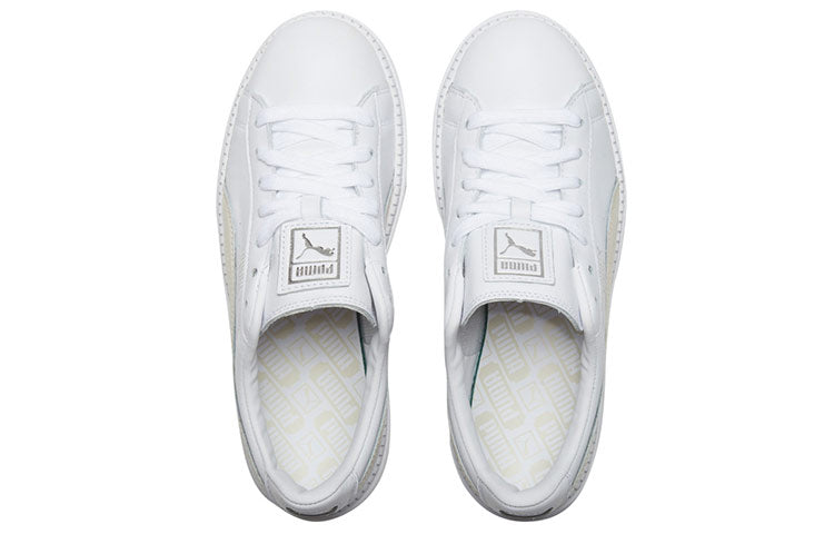 (WMNS) PUMA Suede Platform Trace Animal 'White' 366109-04