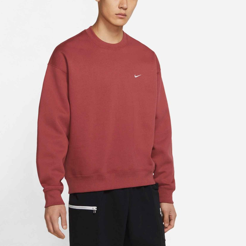 Nike NRG Solo Swoosh Fleece Sweatshirt 'Cedar' CV0554-661