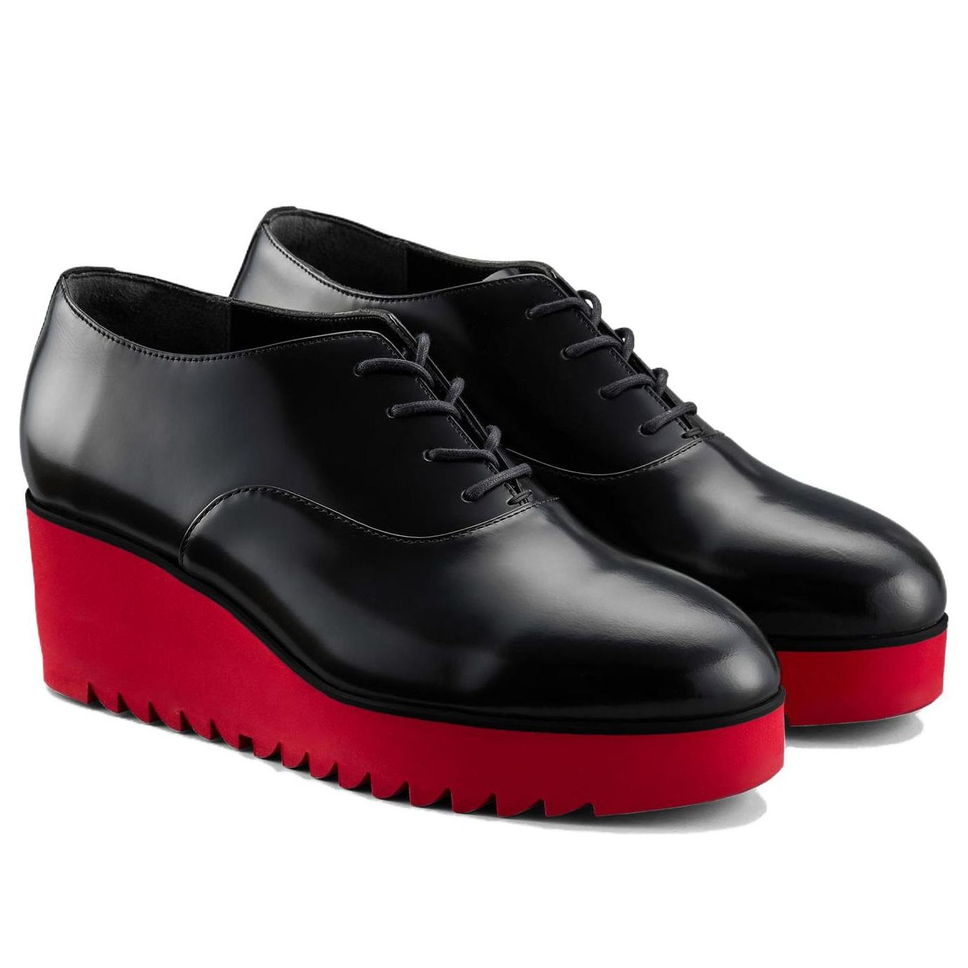 (WMNS) Onitsuka Tiger Wedge-O 'Black Classic Red' 1182A645-001