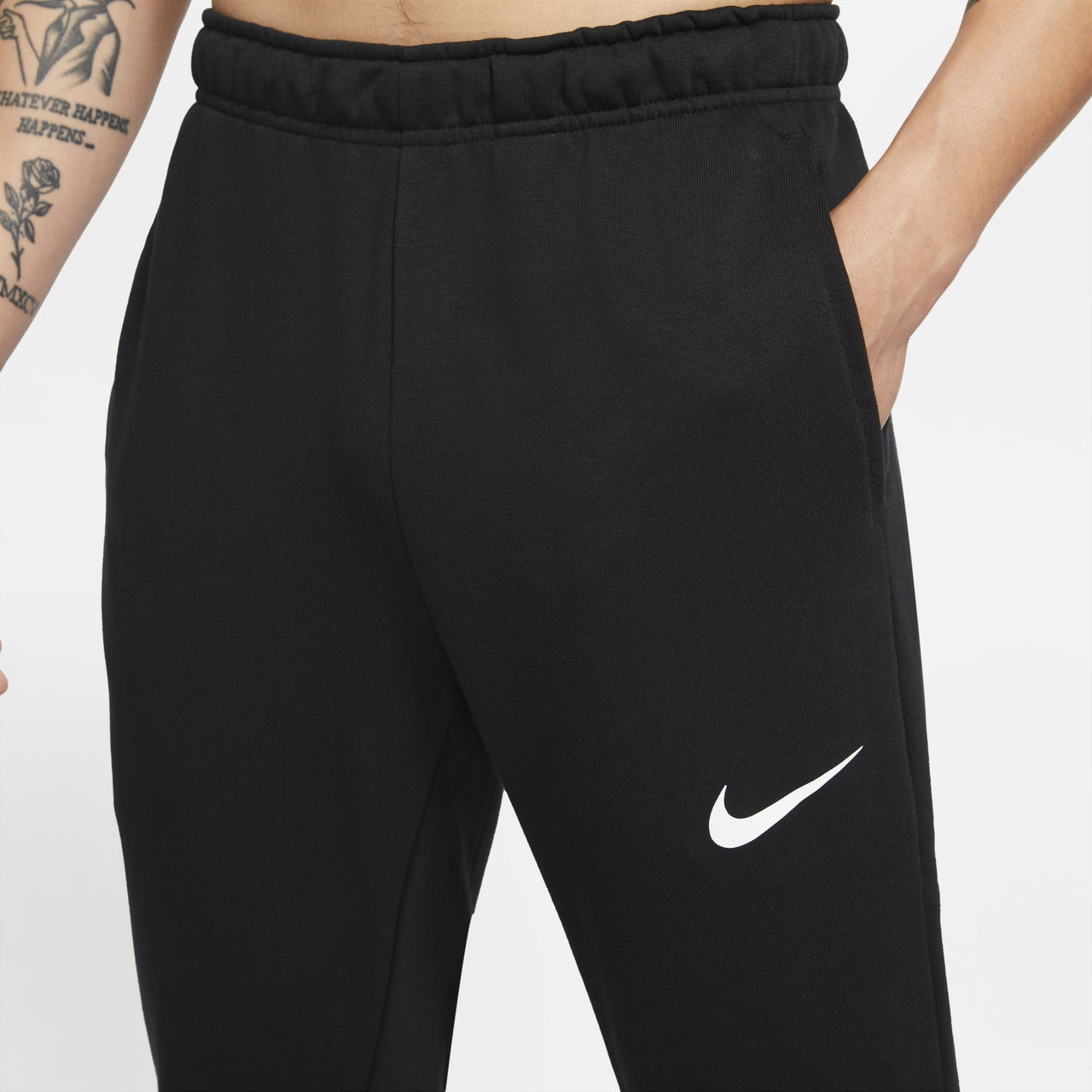 Men's Nike Dri-fit Solid Color Casual Training Sports Pants/Trousers/Joggers Black CZ6380-010