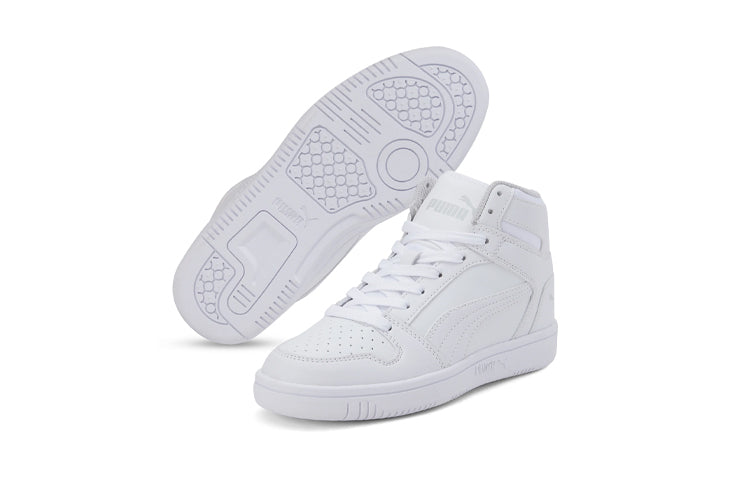 (GS) PUMA Rebound Layup Sl Mid White 370486-02