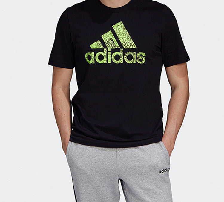 adidas M EU Lg T Printing Short Sleeve Black GD5907