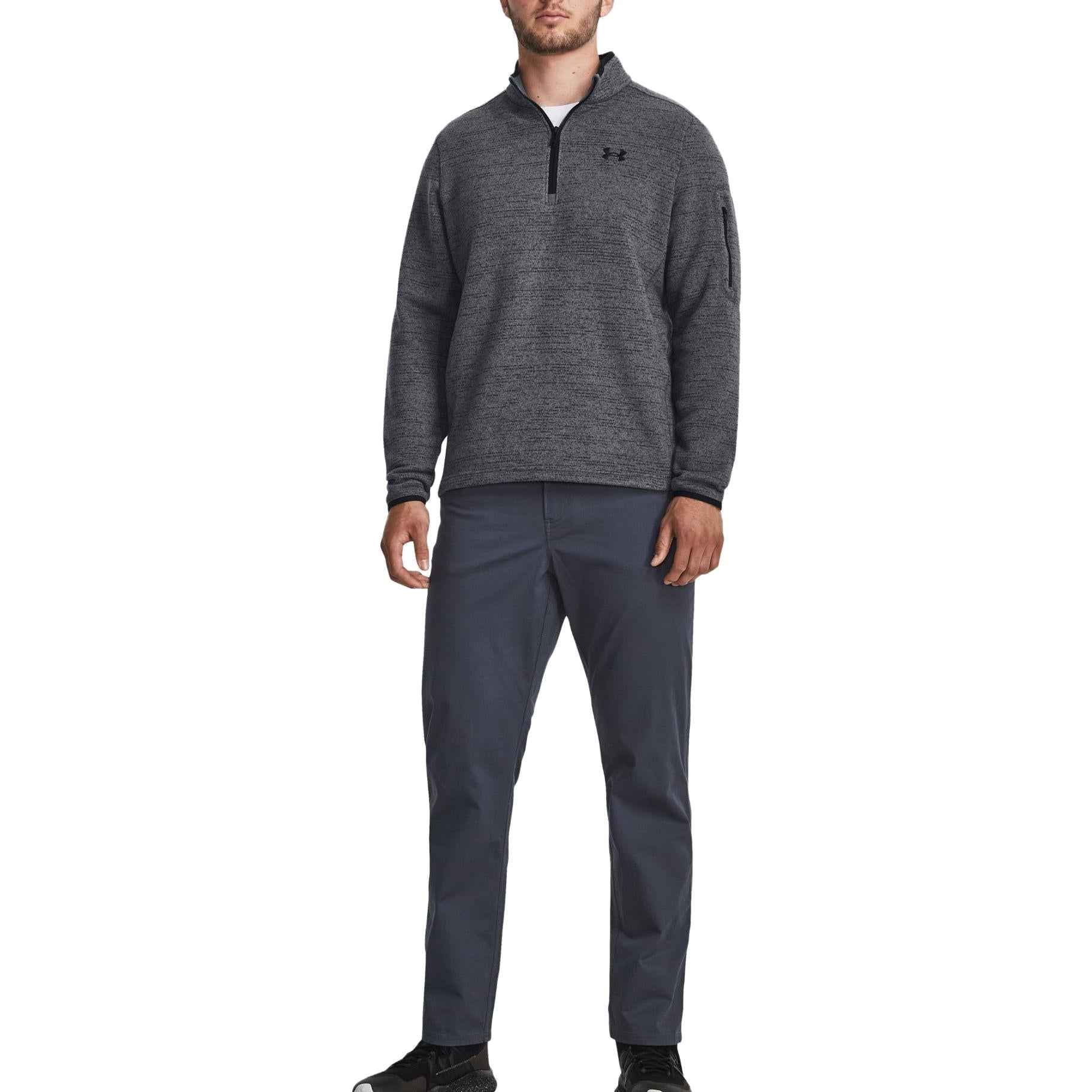 Under Armour Specialist 1/4 Zip Pullover 'Pitch Grey' 1380271-012