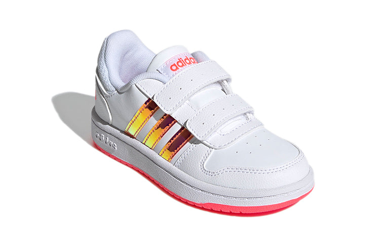 (PS) adidas Hoops 2.0 'White Pink' FW7615