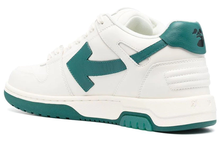 Off-White Out Of Office Low-Top Sneaker 'Green White' OMIA189F22LEA0010155