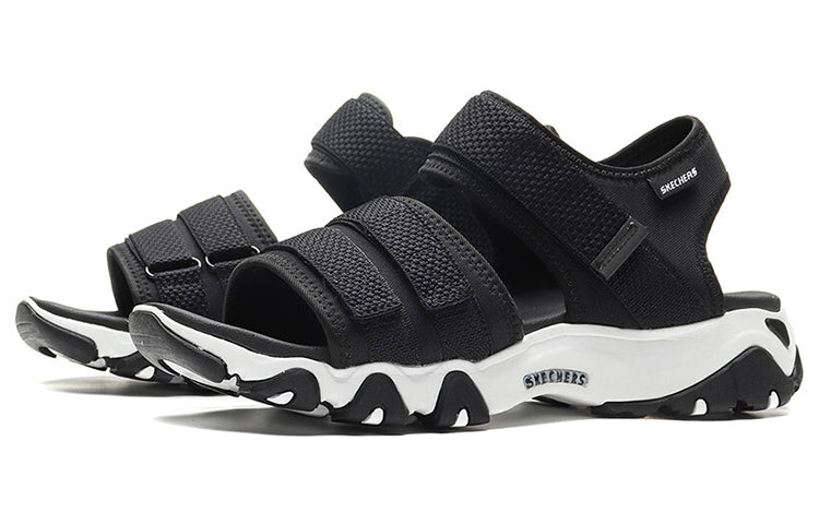 (WMNS) Skechers D'Lites 2.0 Sandals Black 88888180-BLK