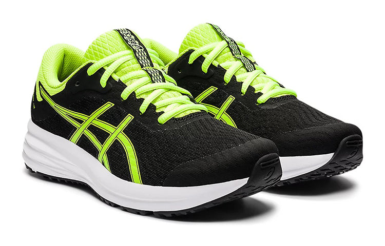 (GS) ASICS Patriot 12 'Black Hazard Green' 1014A139-011