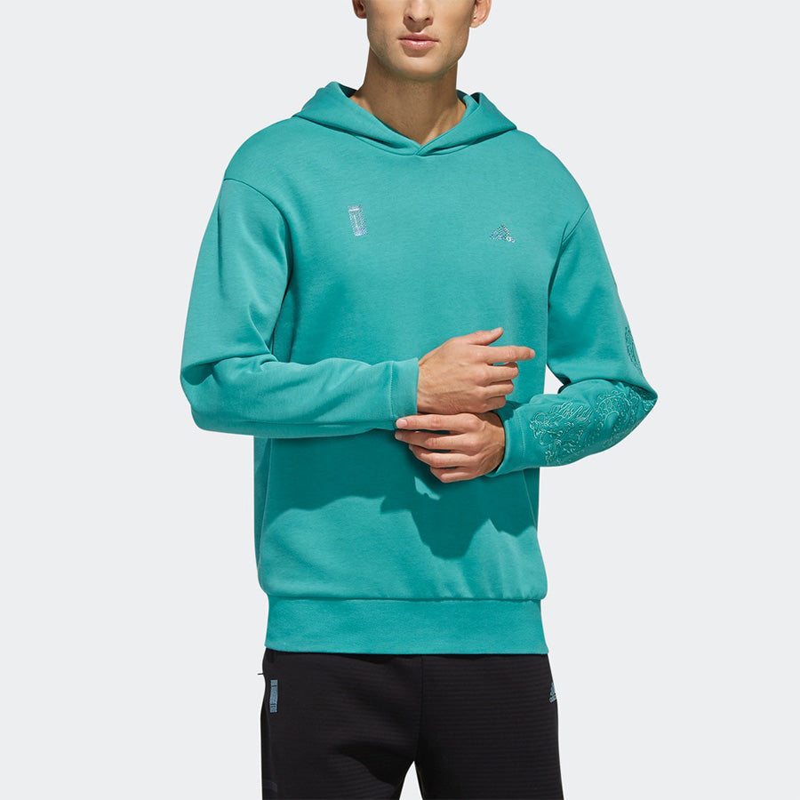 adidas WJ HS Sports Stylish Pullover Green FM9334