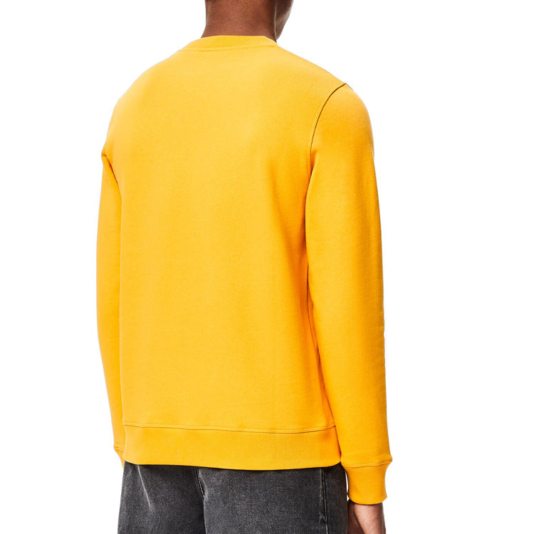 Men's LOEWE Anagram Logo Embroidered Cotton Pullover Orange H526341XA1-9100