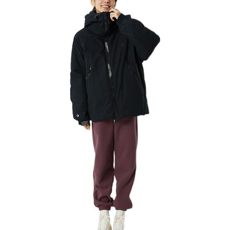 Converse Counter Climate Short Down Jacket Asia Sizing 'Black' 10023776-A01