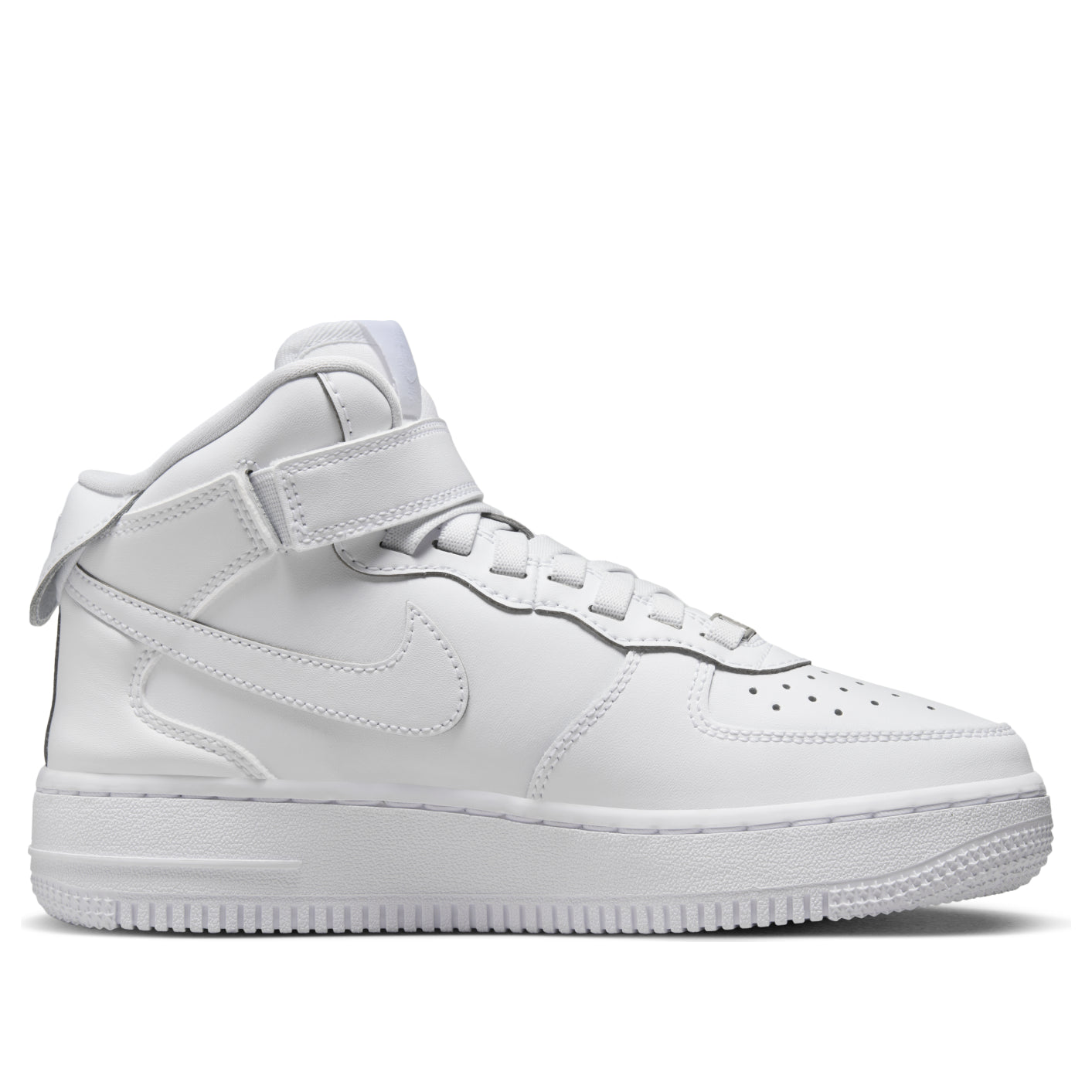 (GS) Nike Air Force 1 Mid EasyOn SE 'Triple White' FN1193-111