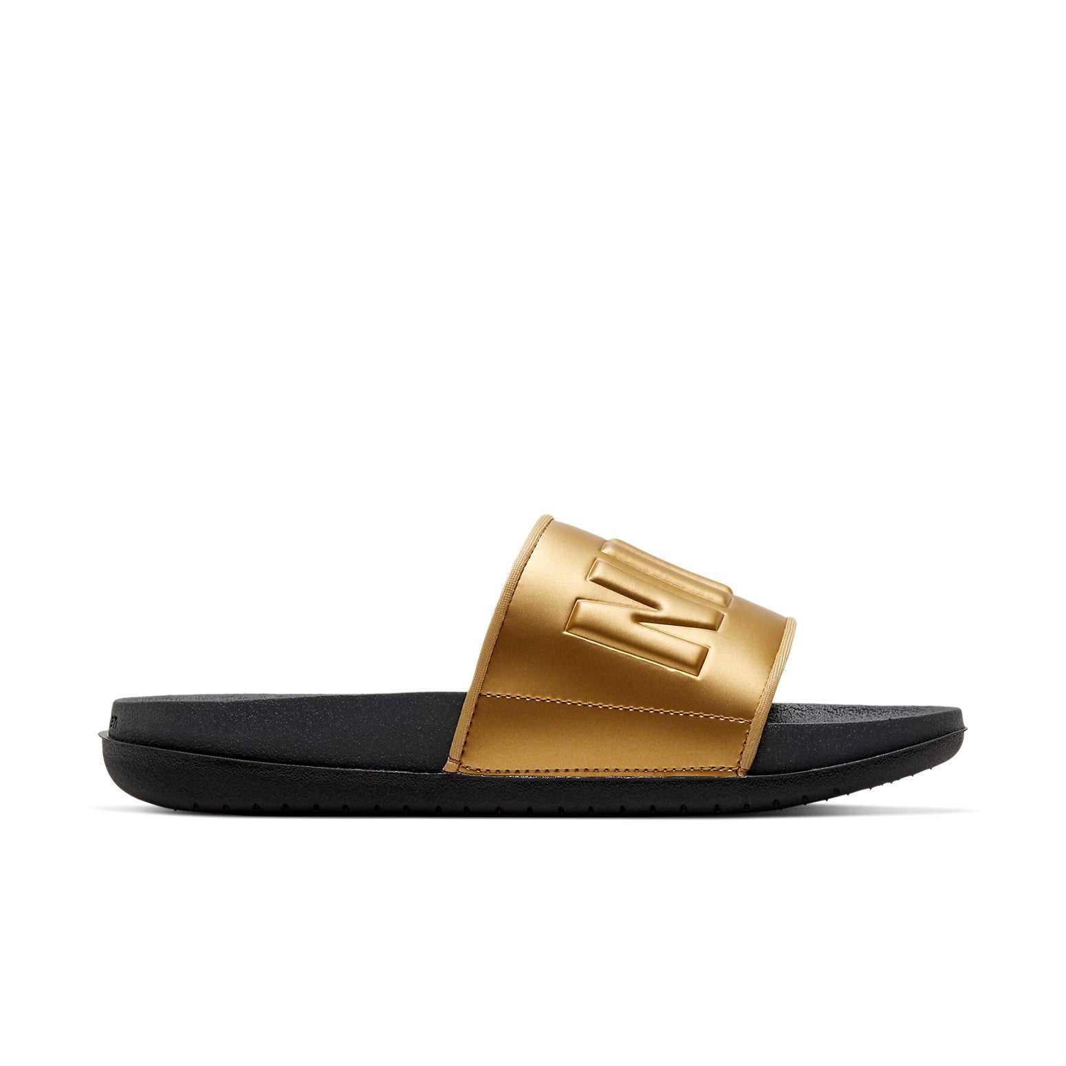 (WMNS) Nike Offcourt Slide Slippers Golden BQ4632-003