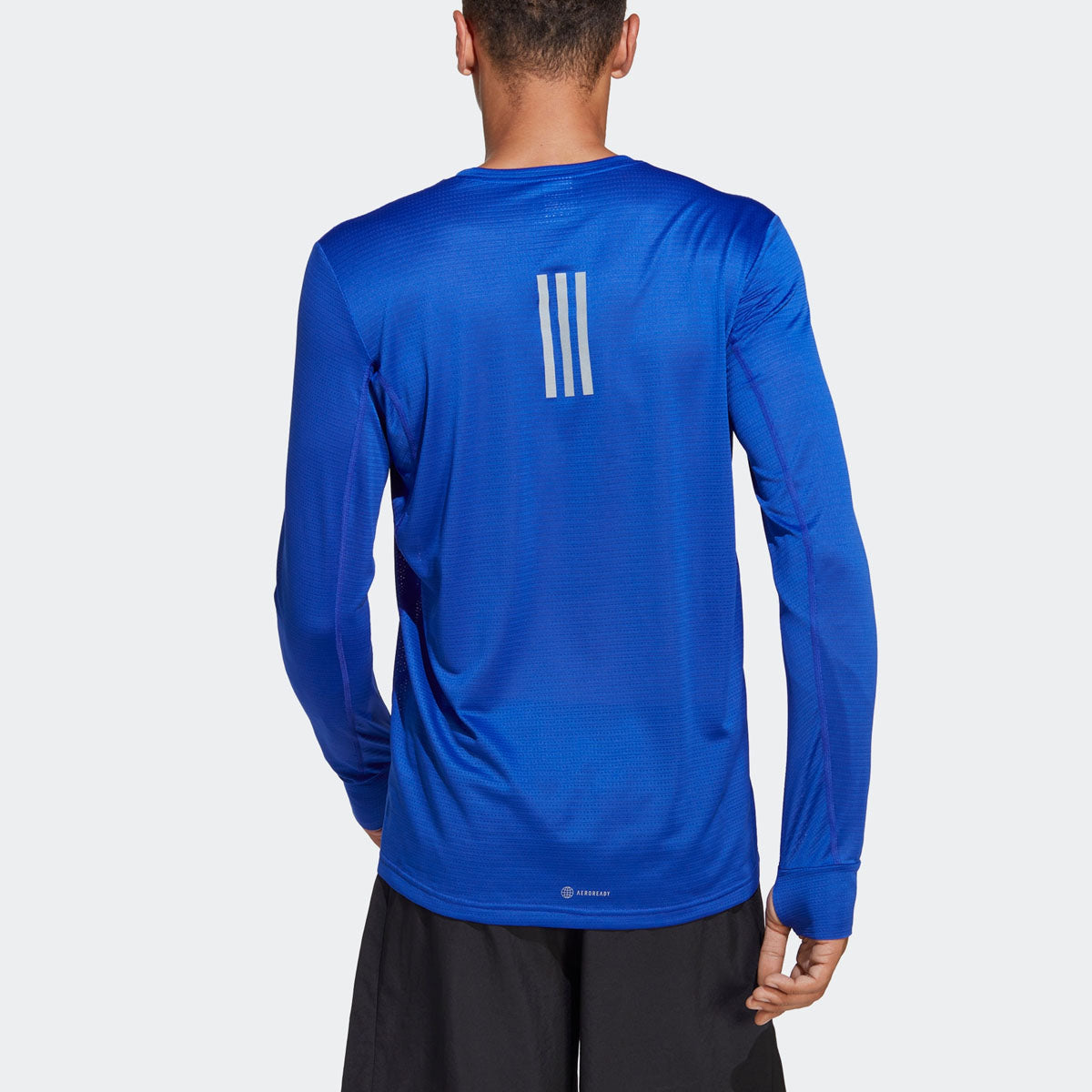 adidas Own the Run Long Sleeve Running T-Shirt 'Blue' HR6600