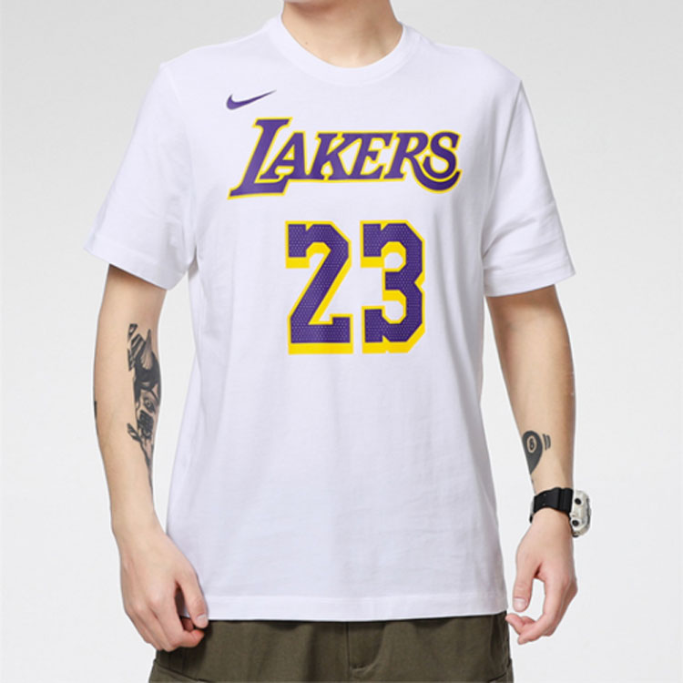 Nike Men's NBA Los Angeles Lakers James NO.23 Basketball Sports White CV8529-100