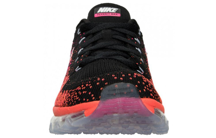 (WMNS) Nike Flyknit Max BLACK/WHITE-PNK FOIL-H 620659-016