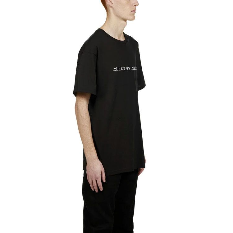 DIOR Homme Embroidered Logo Printing Short Sleeve Black 863J611K0910-980