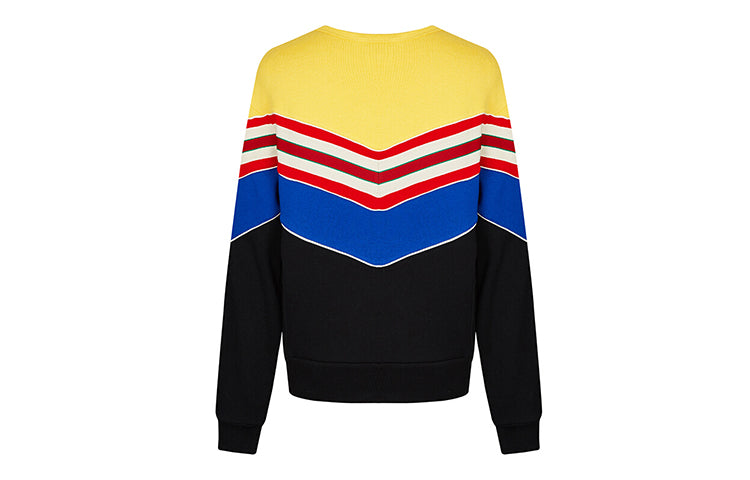 Gucci MENS Cotton Multicolor Striped Pullover Long Sleeve Black 560495-XJATN-1074
