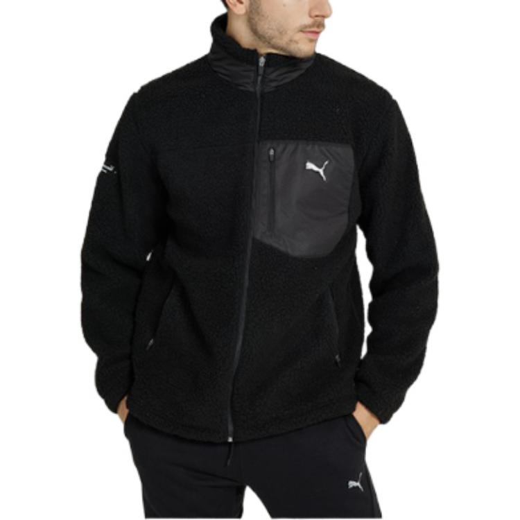 PUMA Essentials Fluffy Fleece Jacket 'Black' 932667-01