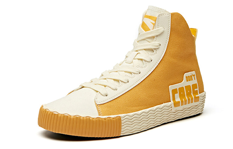 (WMNS) ANTA Don't Care Canvas 'Yellow Beige' 12948650-4
