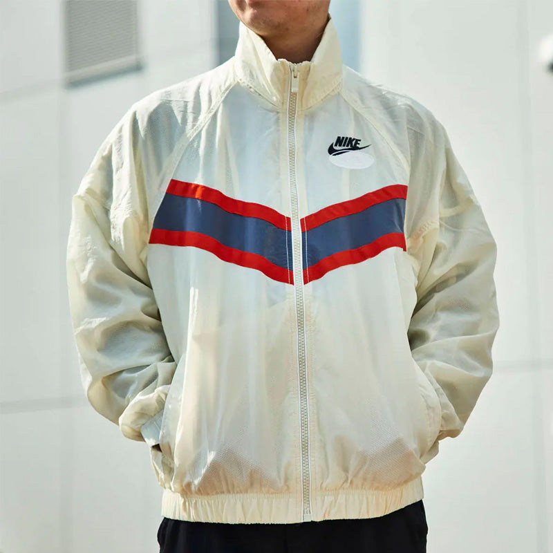Nike Casual Sports Stand Collar Jacket Creamy White DM5021-113