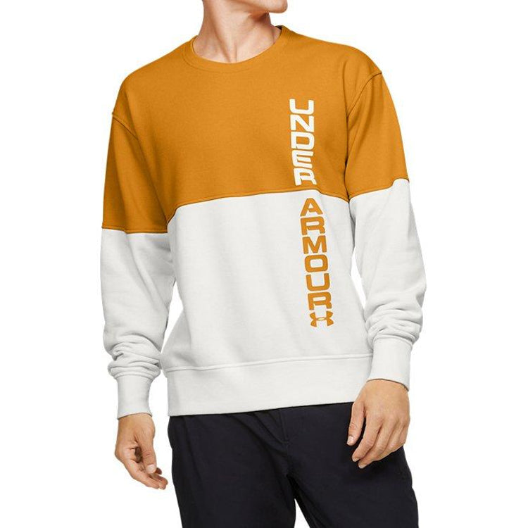 Under Armour Unisex Fleece Sweatshirt White 1351094-113