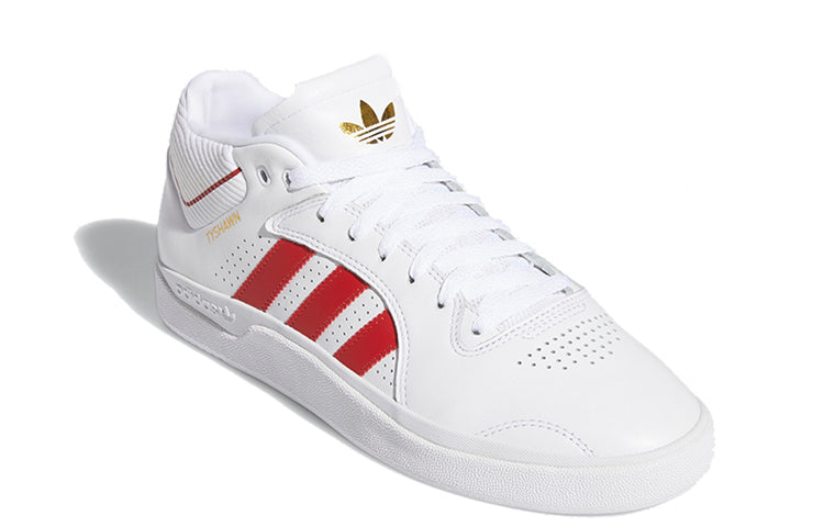 adidas Tyshawn Signature Shoes 'Cloud White Scarlet' EE6081
