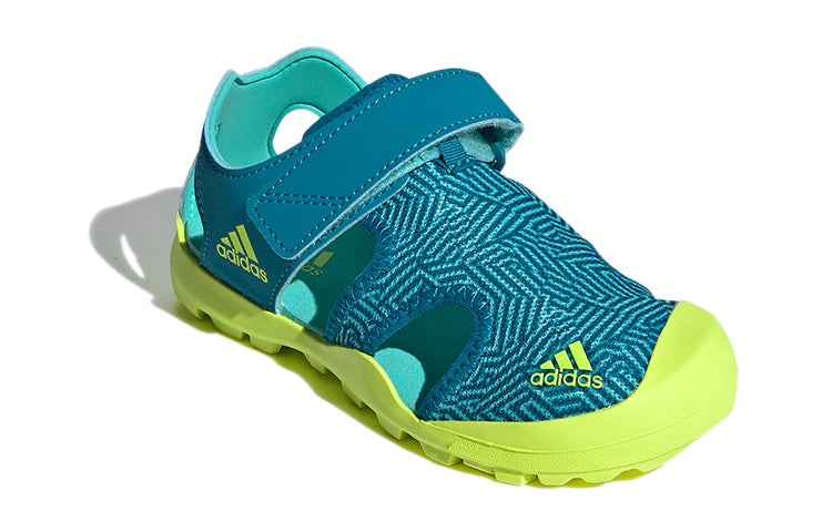 (GS) adidas Captain Toey K Green Yellow Sandals 'Green Yellow' FY9892
