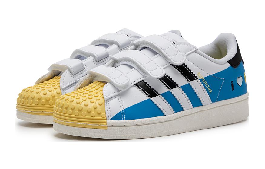 (PS) adidas Superstar x LEGO Shoes 'White Bright Blue' IF2911