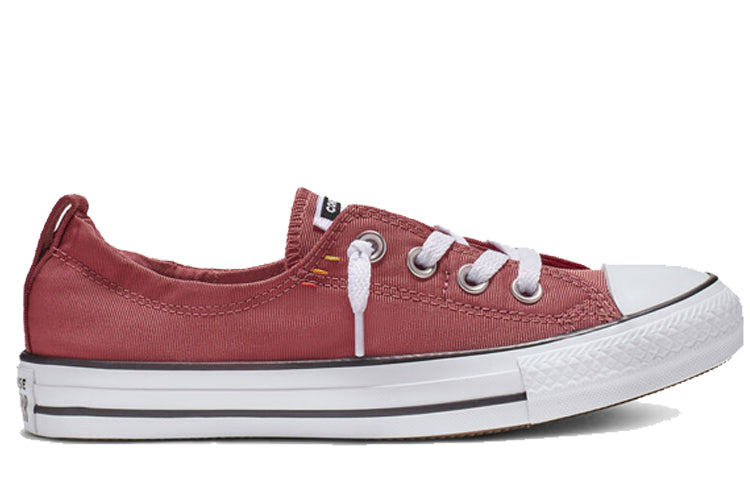 (WMNS) Converse Chuck Taylor All Star Shoreline Slip Low Top Canvas Red White 565242F