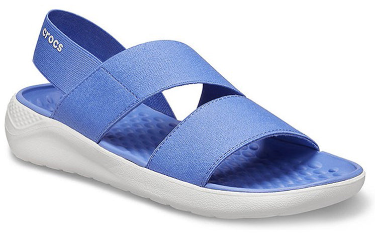 (WMNS) Crocs LiteRide Lightweight Sky Blue Sandals 206081-4SE