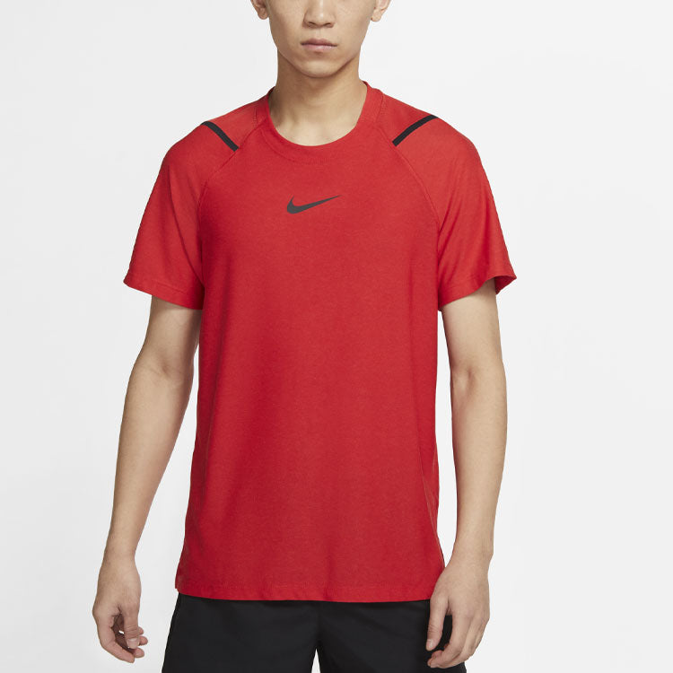 Nike Athleisure Casual Sports Short Sleeve Red CU4990-657