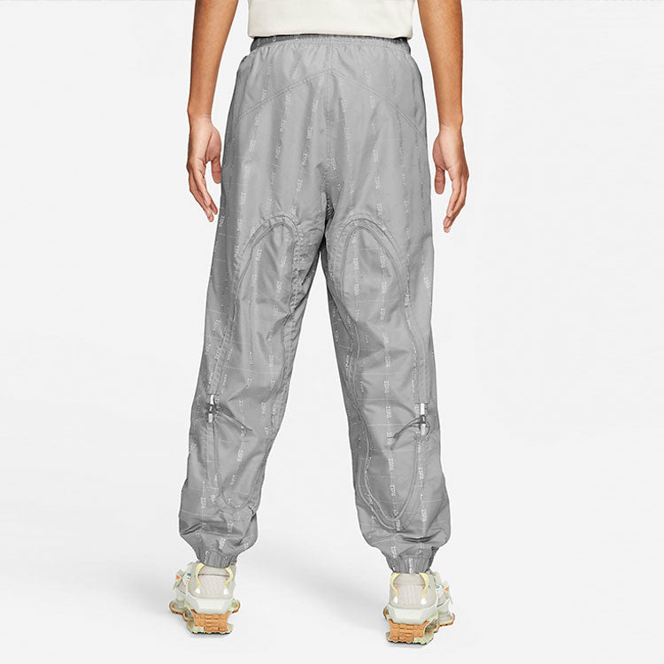 Nike ISPA Series Adjustable Drawstring Design Casual Breathable Sports Long Pants Large Gray CZ3189-033