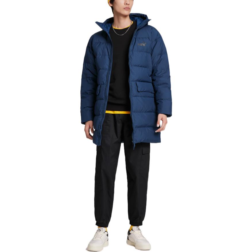 PUMA Winter Jacket Down Coat 'Navy' 672437-73