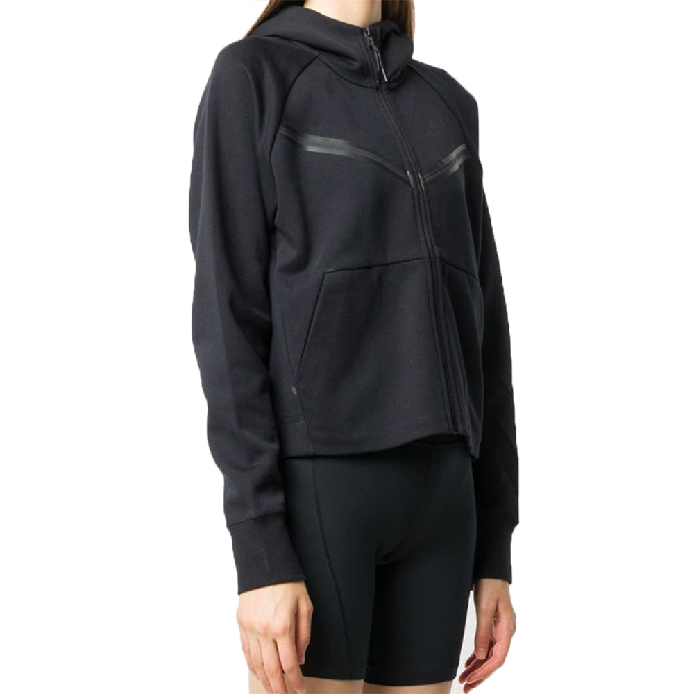 (WMNS) Nike Tech Fleece Windrunner Zipper Hooded Jacket Black CW4298-010