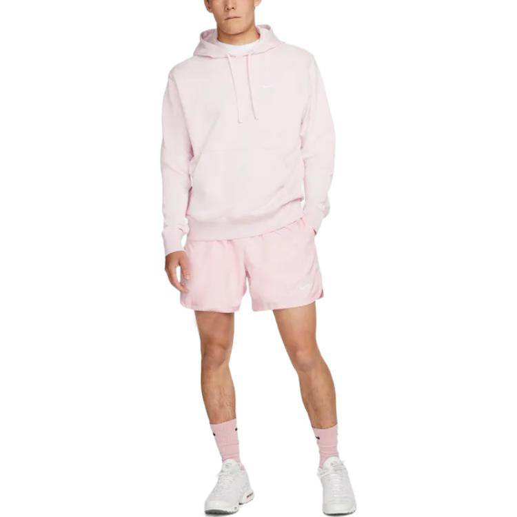 Men's Nike Sportswear Sport Essentials Solid Color Lacing Straight Sports Pink Shorts DM6830-690