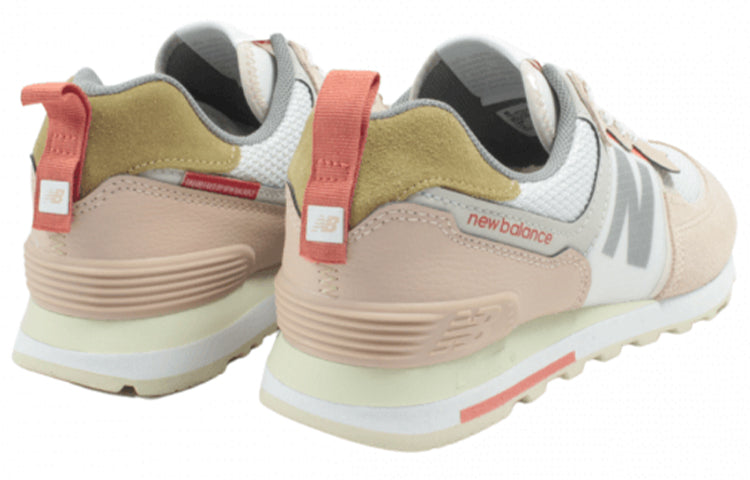 (WMNS) New Balance 574 Series Low Tops Retro Pink White WL574IBR
