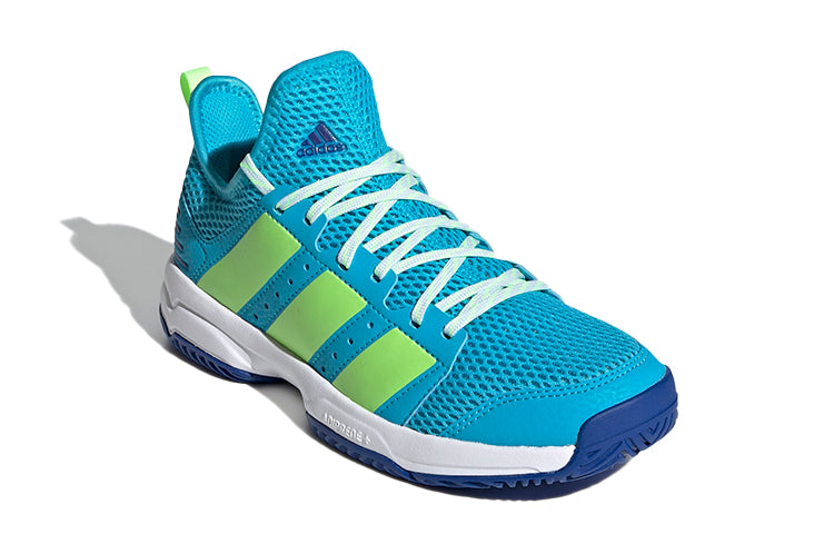 (GS) adidas Stabil Indoor K Shoes Blue/Green FU8402