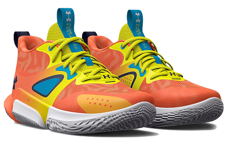 (WMNS) Under Armour Flow Breakthru 3 E24 'Panic Orange Yellow Ray' 3026805-800