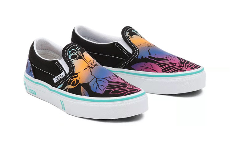 (PS) Vans x Crayola Classic Slip-On 'Black Pink Yellow' VN0A7Q5GARZ