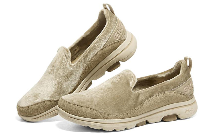 (WMNS) Skechers Go Walk 5 'Brown' 124217-TPE