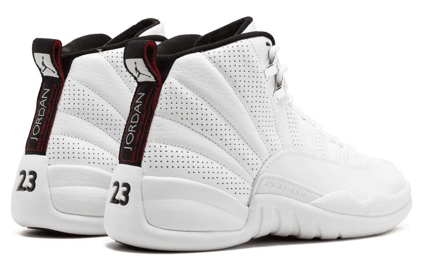 Air Jordan 12 Retro 'White Red Black' 130690-163B