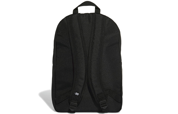 Black originals Adicolor Large Trefoil Classic Backpack 'Black Gold Metallic' FT8913